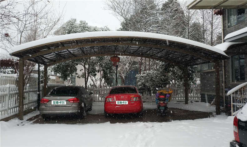 大雪才是檢驗車棚品質(zhì)的標準 